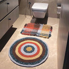 Bathroom Mat / Door Mat / Meditation Mat | Brown, Beige, Green, Grey