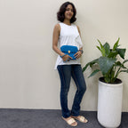 Macrame Sling | Blue | Shoulder Sling or Cross body
