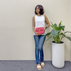 Macrame Sling | Coral| Shoulder Sling or Cross body