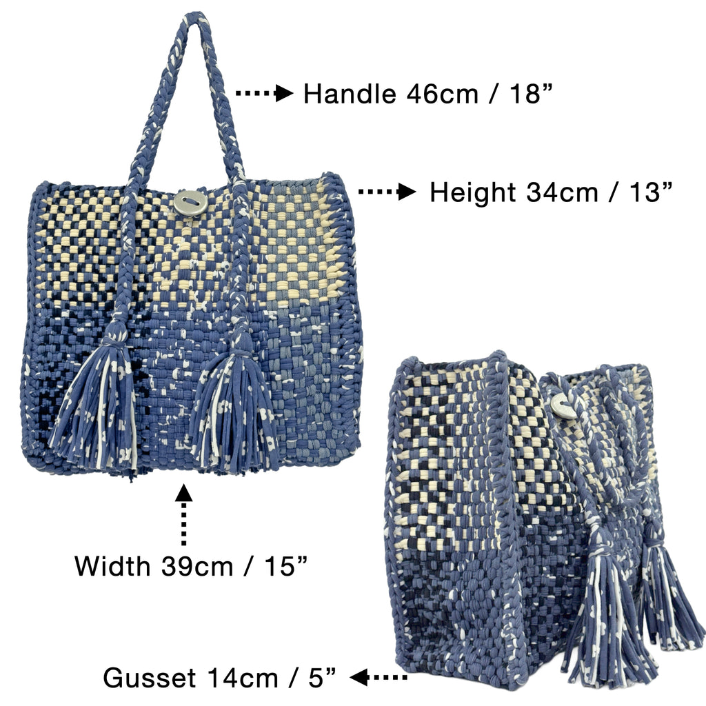 Oversized Tote / Hand / Shoulder Carry Denim