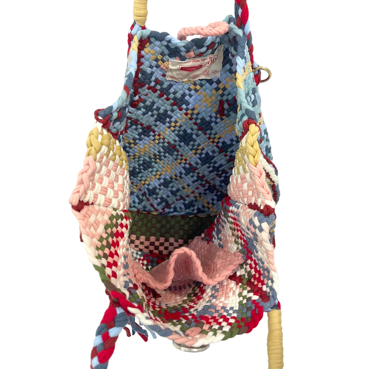 Image of Soft Tote | Hand Carry | Pink Red Blue Salmon White Beige Green