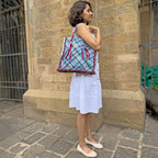 Soft Tote | Hand Carry | Pink Red Blue Salmon White Beige Green