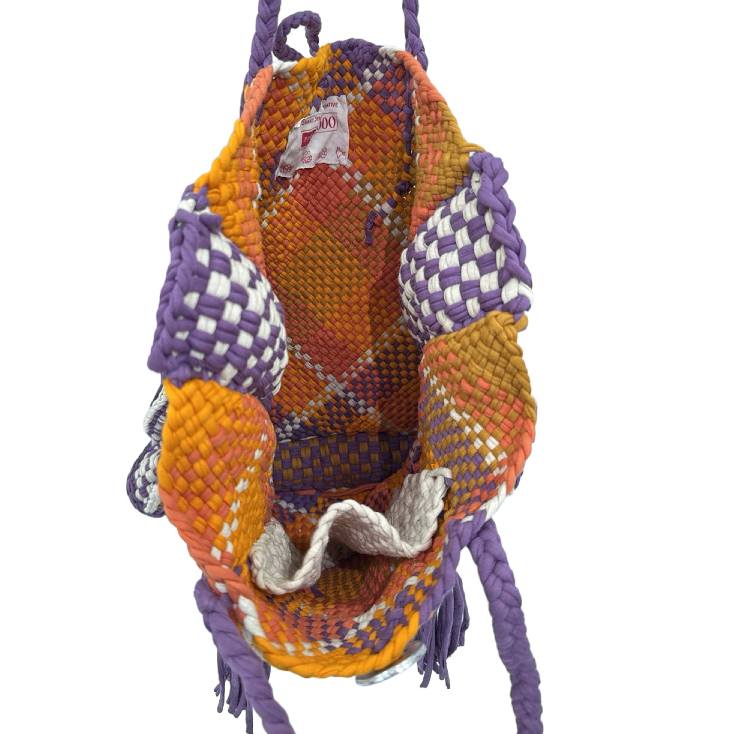 Image of Soft Tote | Hand Carry |Orange, Purple, Mustard