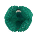 Macrame criss-cross / Macrame Shoulder Tote Green | Shoulder carry