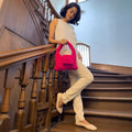 Fuschia Trellis Bag