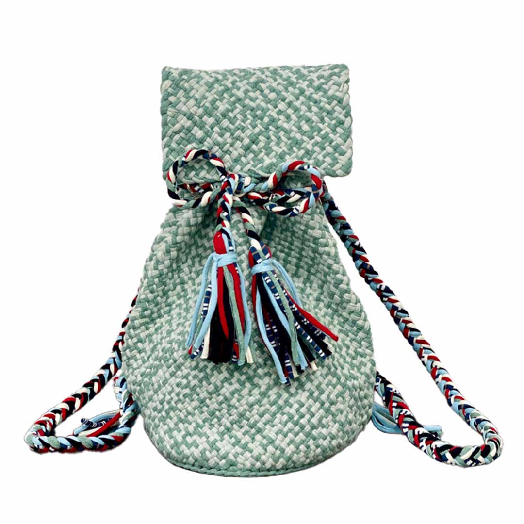 Image of Backpack Mint Teal Color Premium Collection | Shoulder carry