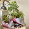 Image of Planter bag | Size: small | Grey, Red
