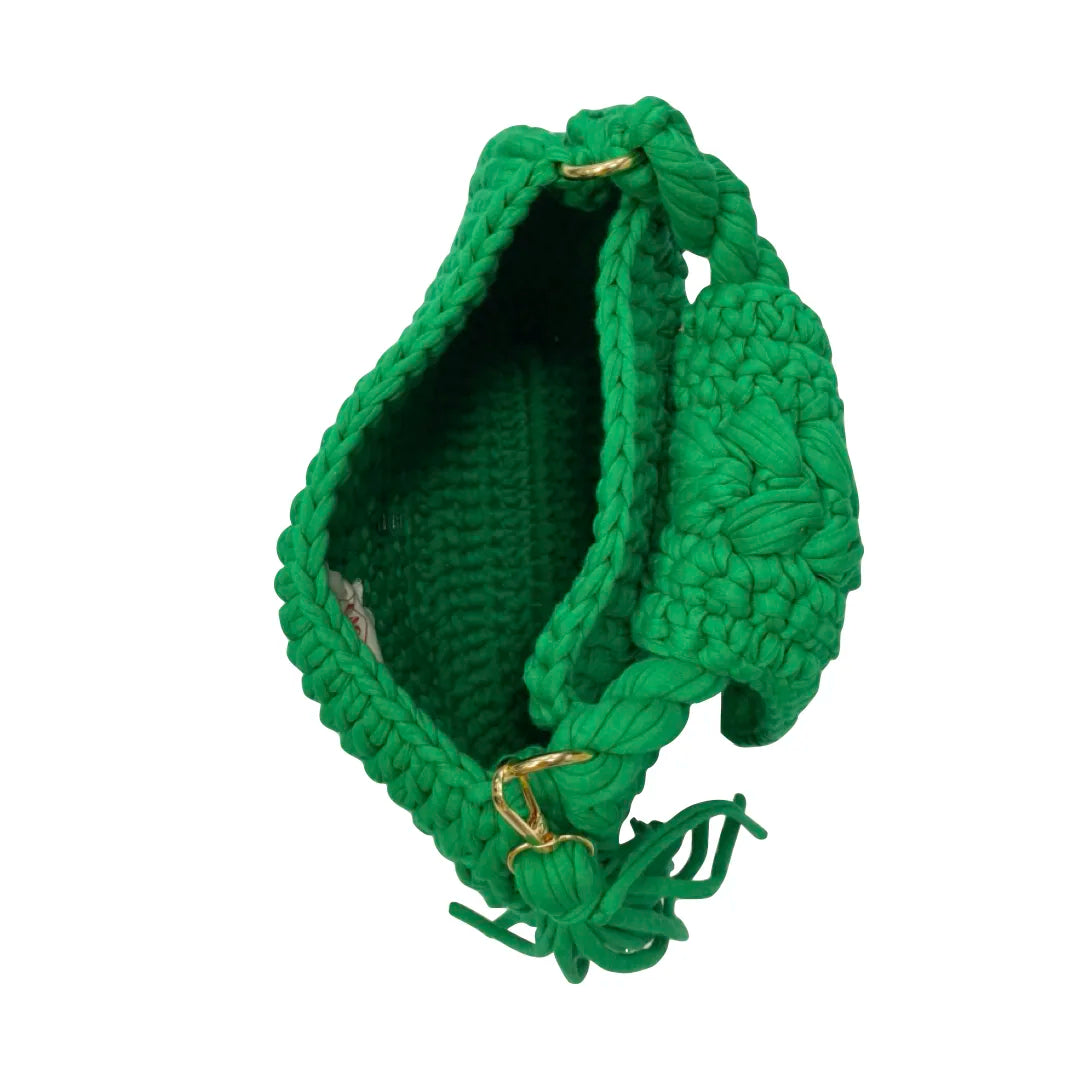 Image of Crochet purse Green | Hand carry