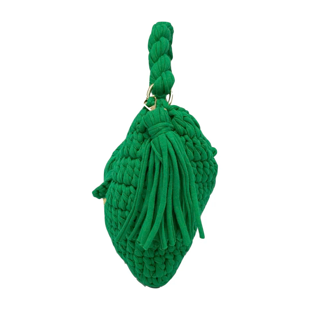 Image of Crochet purse Green | Hand carry