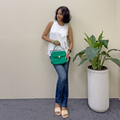 Macrame Sling | Green | Shoulder Sling or Cross body