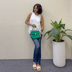Macrame Sling | Green | Shoulder Sling or Cross body