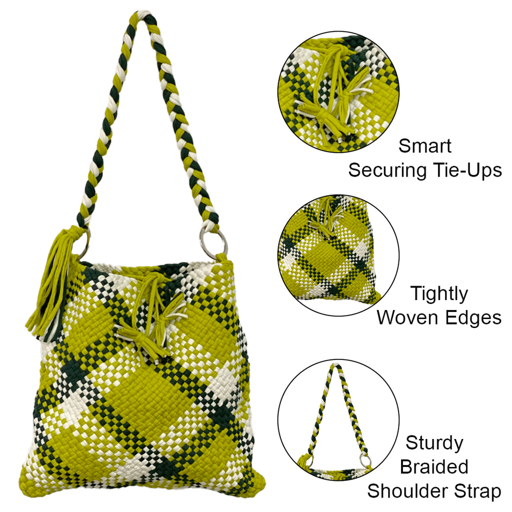 Shoulder Tote Bags Green Color Classic Collection Shoulder carry