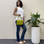 Macrame Sling | Lime| Shoulder Sling or Cross body