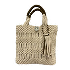 Macrame Handbag off white