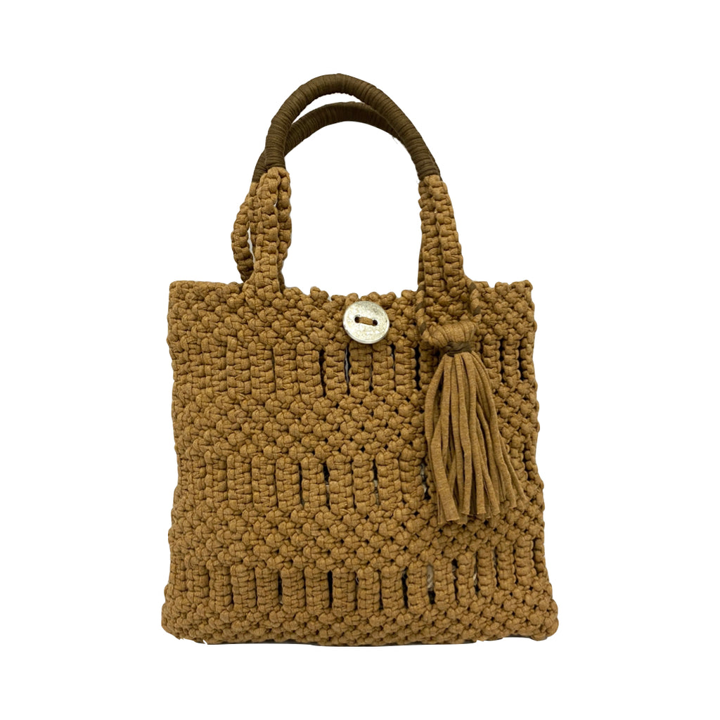 Macrame Handbag Nutmeg