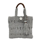 Macrame Handbag Grey