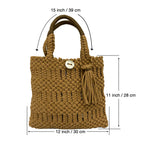Macrame Handbag Nutmeg