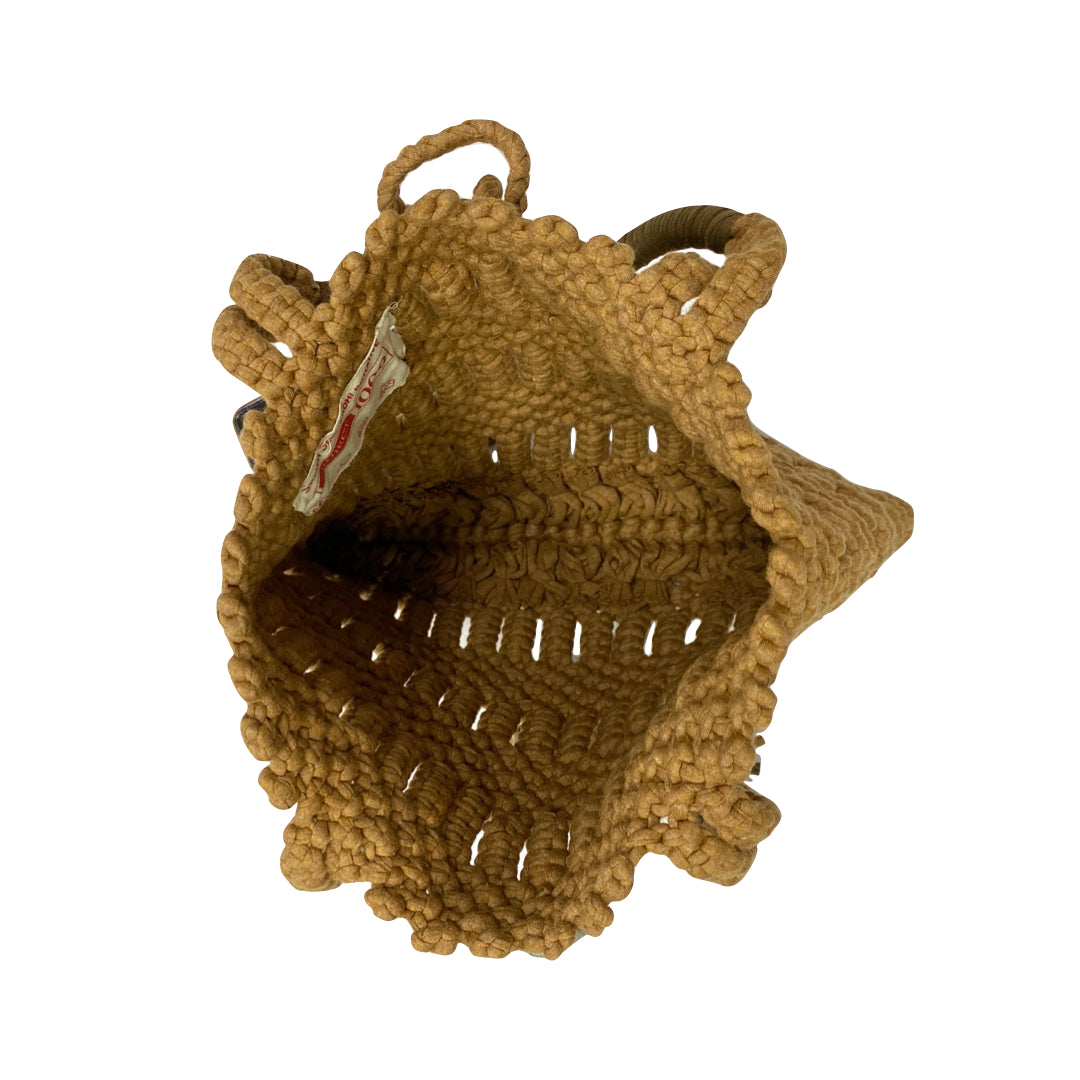 Image of Macrame Handbag Nutmeg