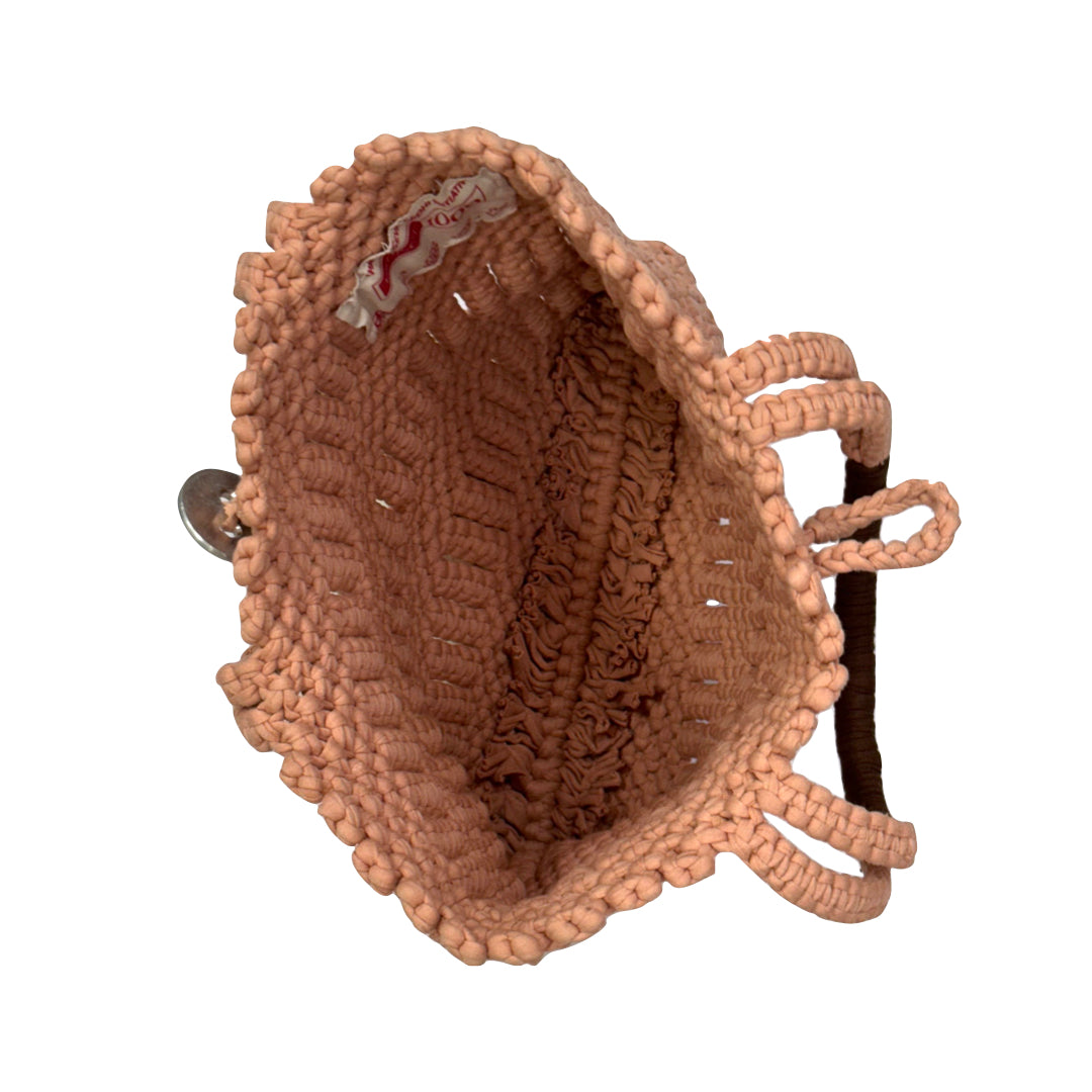 Image of Macrame Handbag Nude