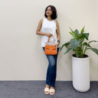 Macrame Sling | Orange | Shoulder Sling or Cross body