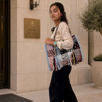 Oversized Tote / Hand / Shoulder Carry Light Pink, Light Blue, White, Black
