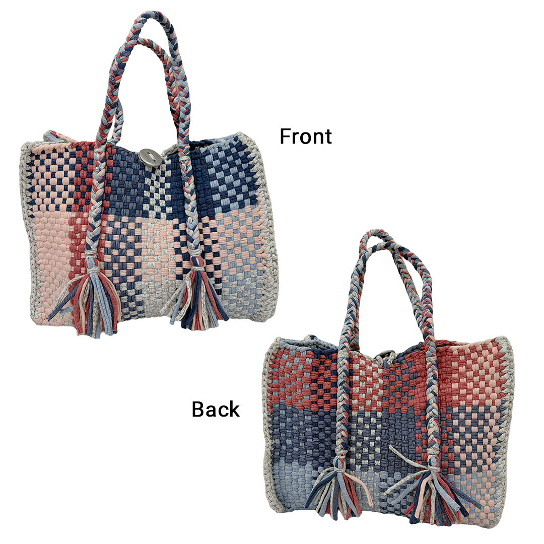 Oversized Tote / Hand / Shoulder Carry Baby Pink, Navy Blue, Light Blue, Coral Pink