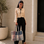 Oversized Tote / Hand / Shoulder Carry Baby Pink, Navy Blue, Light Blue, Coral Pink