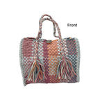 Oversized Tote / Hand / Shoulder Carry Apricot, Stone Grey, Light Blue, Clay Pink