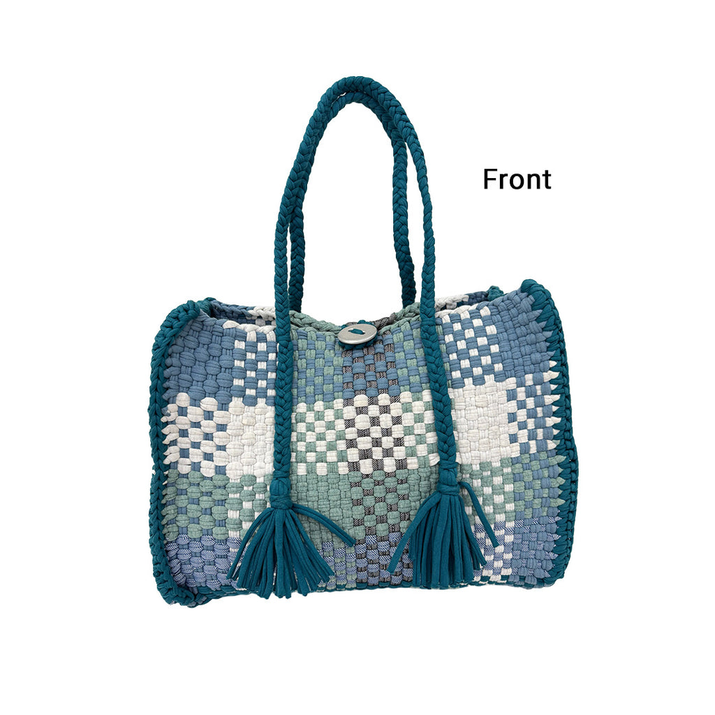Oversized Tote / Hand / Shoulder Carry Shades of Blue