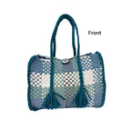 Oversized Tote / Hand / Shoulder Carry Shades of Blue