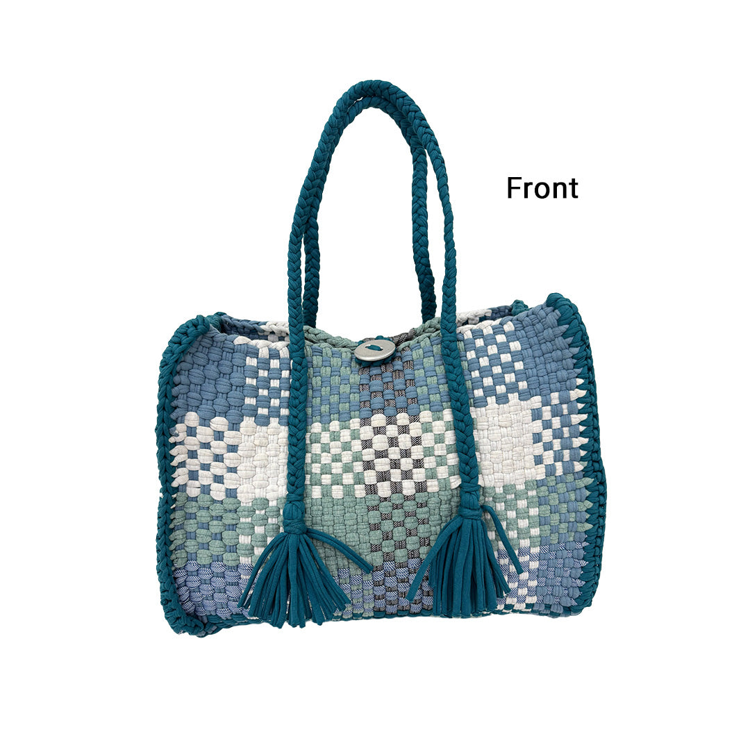Oversized Tote / Hand / Shoulder Carry Shades of Blue