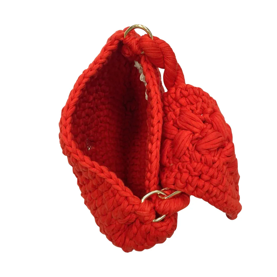 Image of Crochet purse Red | Hand carry