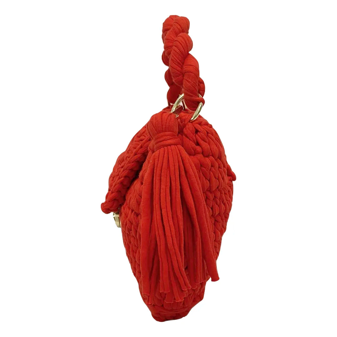 Image of Crochet purse Red | Hand carry
