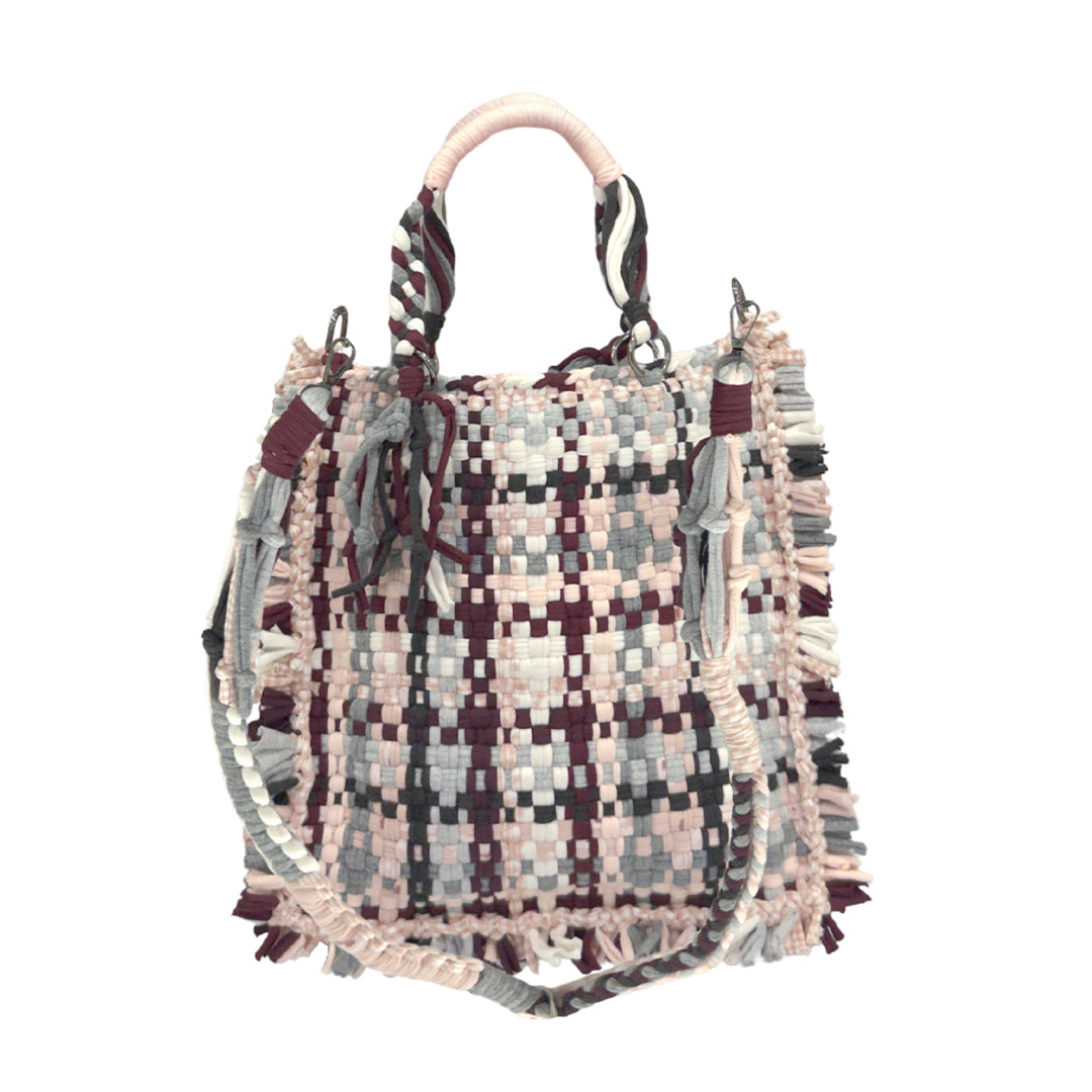 Image of Small Satchels | Burgundy, Powder Pink, White, Grey, Charcoal