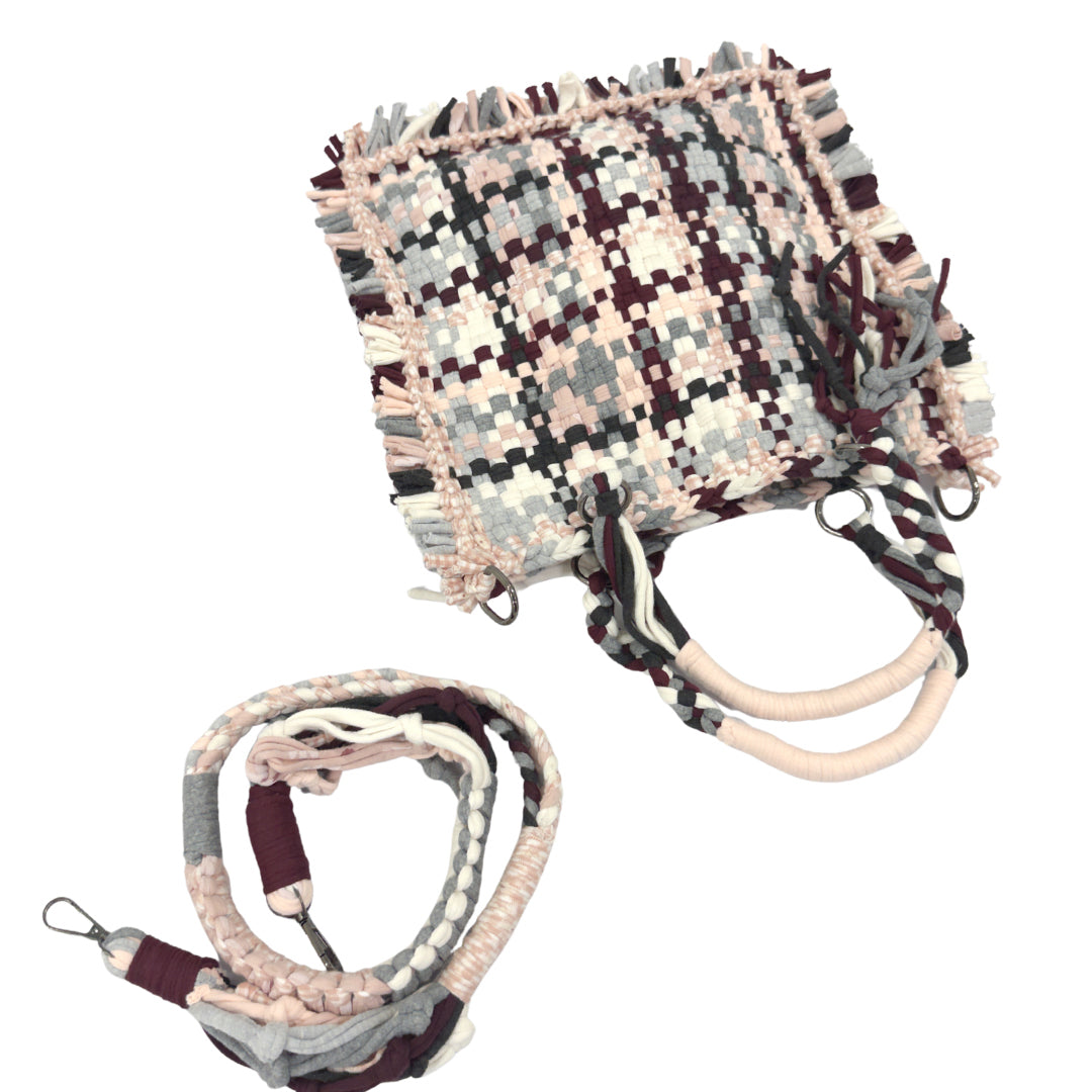 Image of Small Satchels | Burgundy, Powder Pink, White, Grey, Charcoal