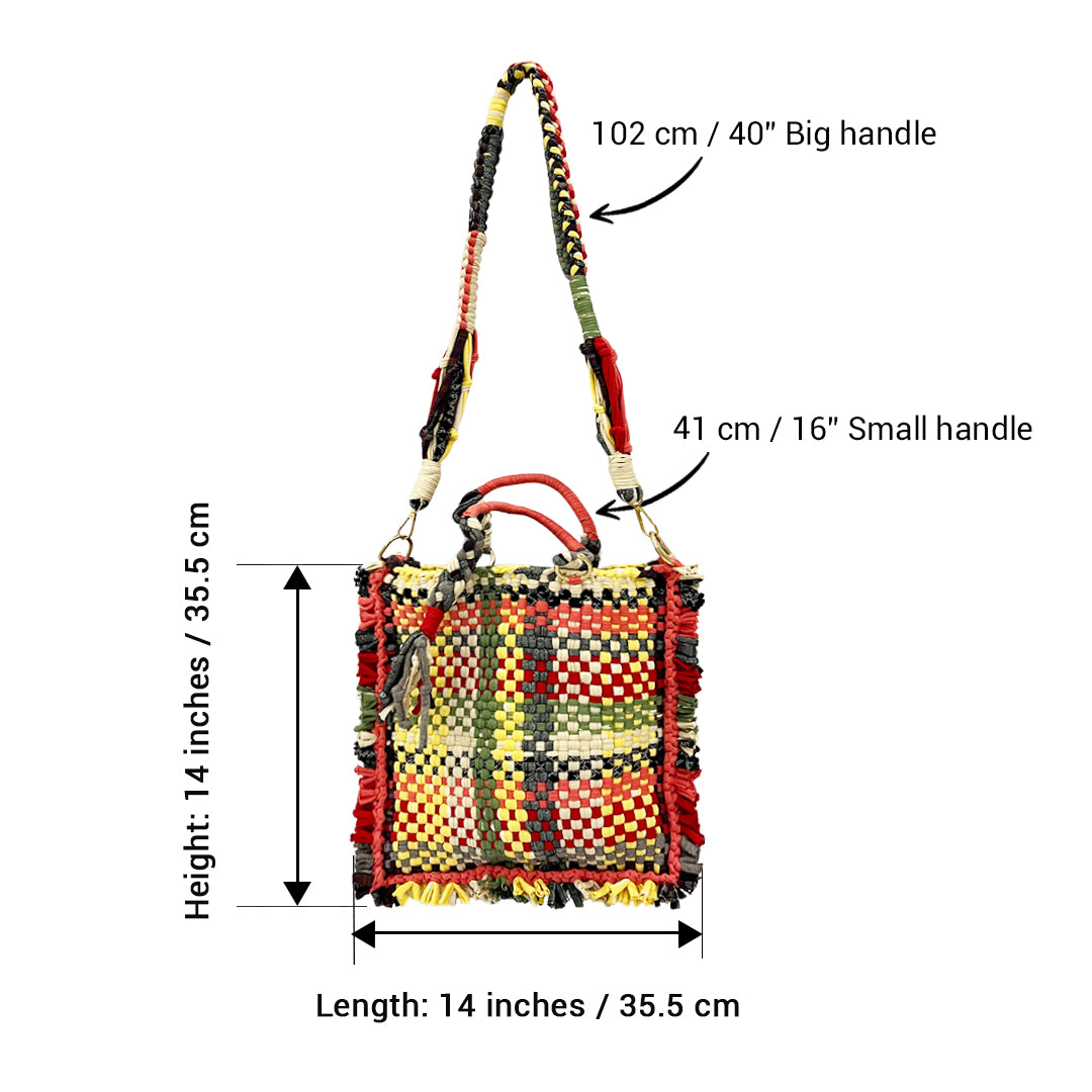 Image of Small Satchels | Yellow, Red, Coral, Ash, Green, Black