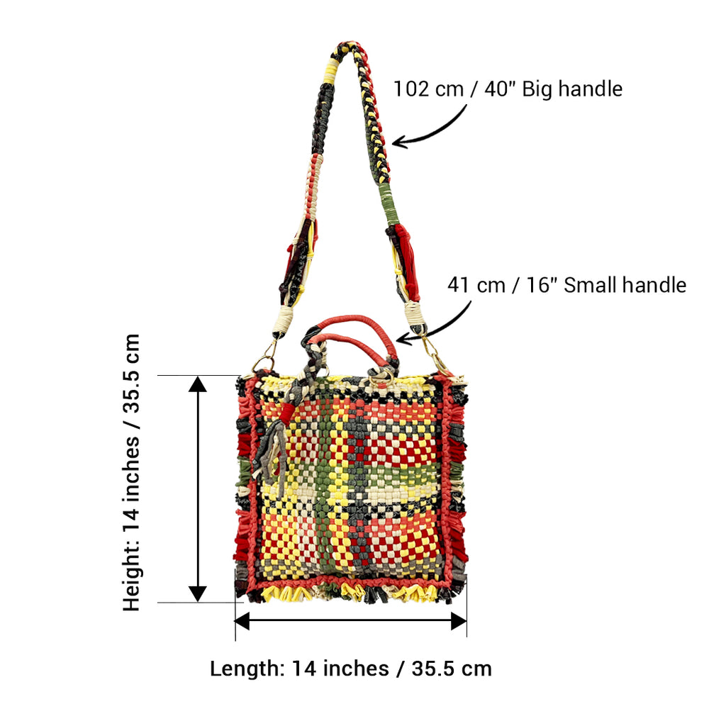 Small Satchels | Yellow, Red, Coral, Ash, Green, Black